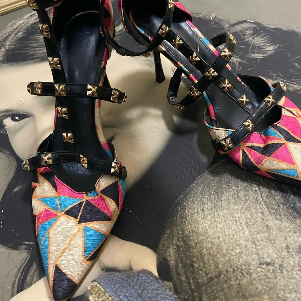 Heels . Size - 245. EUR-39 - Picture 4 of 14